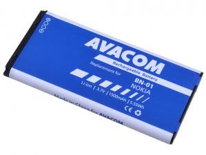 Avacom batéria pre Nokia X Android Li-Ion, 3.7V, GSNO-BN01-S1500, 1500mAh, 5.6Wh, BN-01