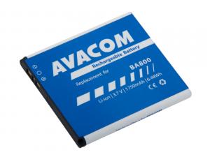 Avacom batéria pre Sony Ericsson Li-Ion, 3.7V, GSSO-BA800-S1750, 1750mAh, 6.5Wh, náhrada BA800