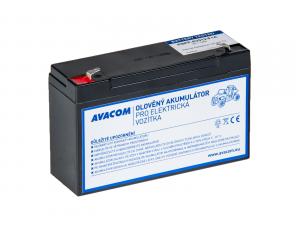 Avacom náhradná batéria (olovený akumulátor) pre Peg Pérego 6V, 12Ah, PBPP-6V012-F1A