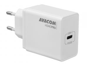 Avacom sieťová nabíjačka - adaptér HomePRO s PD a QC4 30 Watt, 1x USB-C