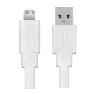 Avacom USB kábel (2.0), USB A samec - Apple Lightning samec, 1.2m, biely, MFi certifikácia