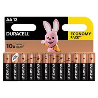 Batéria alkalická, AA, 1.5V, Duracell, blister, 12-pack, 42305, Basic