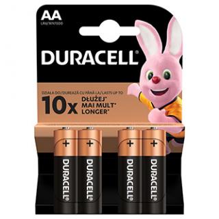 Batéria alkalická, AA, 1.5V, Duracell, blister, 4-pack, 42302, Basic
