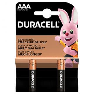 Batéria alkalická, AAA, 1.5V, Duracell, blister, 2-pack, 42321, Basic