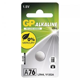 Batéria alkalická, LR44, 1.5V, GP, blister, 1-pack