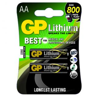 Batéria líthiová, AA, 1.5V, GP, blister, 2-pack