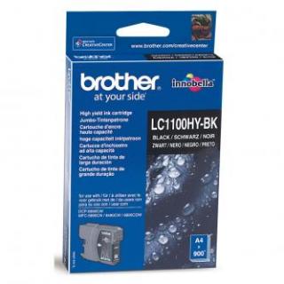 Brother originál ink LC-1100HYBK, black, 900str., high capacity