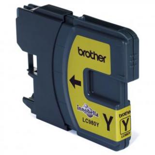 Brother originál ink LC-980Y, yellow, 260ml