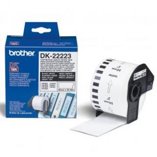 Brother papierová rolka 50mm x 30.48m, biela, 1 ks, DK22223, pre tlačiarne štítkov