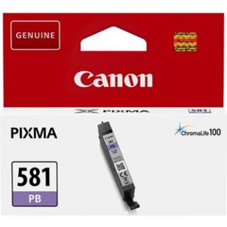 Canon originál ink CLI-581 PB, 2107C001, photo blue, 5,6ml