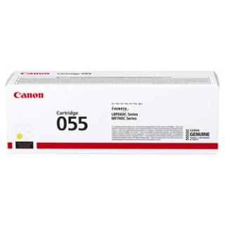 Canon originál toner 055 Y, 3013C002, yellow, 2100str.