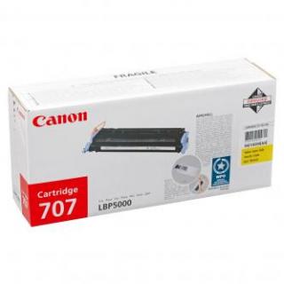 Canon originál toner 707 Y, 9421A004, yellow, 2000str.