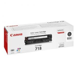 Canon originál toner 718 BK, 2662B005, black, 6800str., dual pack, 2ks