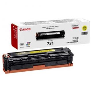 Canon originál toner 731 Y, 6269B002, yellow, 1500str.