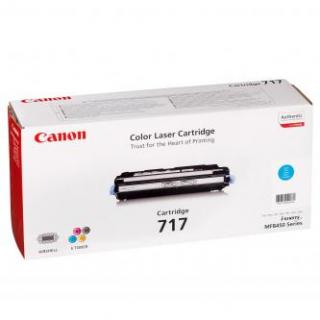 Canon originál toner CRG717, 2577B002, cyan, 4000str.