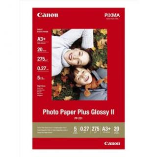 Canon Photo Paper Plus Glossy, PP-201 A3+, foto papier, lesklý, 2311B021, biely, A3+, 13x19", 275 g/m2, 20 ks, atramentový