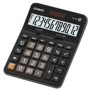 Casio Kalkulačka DX 12 B, čierna, stolová, dvanásťmiestna