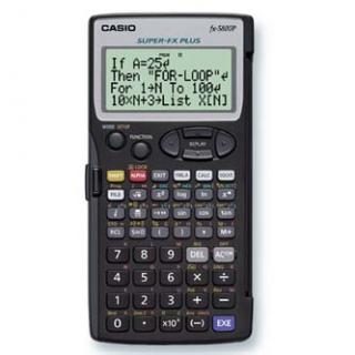 Casio Kalkulačka FX 5800 P, čierna, programovateľná, 4 riadkový displej