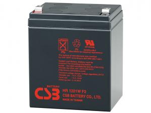 CSB olovený akumulátor pre HR1221WF2 HighRate, 12V, 5.1Ah, HR1221WF2, PBCS-12V005,1-F2AH