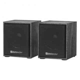 Defender reproduktory SPK 230, 2.0, 2x2W, čierne, regulácia hlasitosti, drevené, 100Hz~18kHz