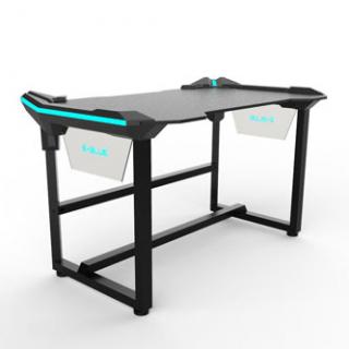 E-blue Herný stôl EGT536BK, 136,5 x 80,3cm, 81 cm, podsvietený, bez polepu dosky