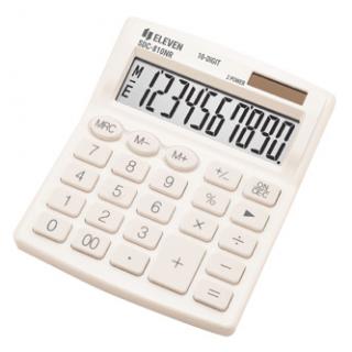 Eleven Kalkulačka SDC810NRWHE, biela, stolová, desaťmiestna, duálne napájanie