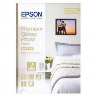 Epson Glossy Photo Paper, C13S042155, foto papier, lesklý, biely, Stylus Color, Photo, Pro, A4, 255 g/m2, 15 ks, atramentový