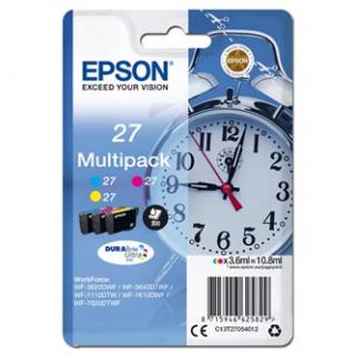 Epson originál ink 13T27054012, 27, color, 3x3,6ml