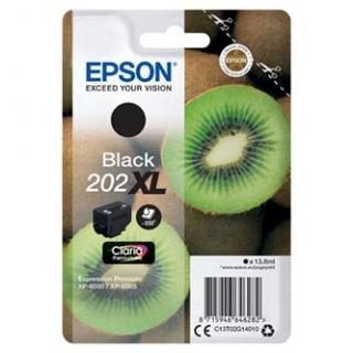 Epson originál ink C13T02G14010, 202 XL, black, 1x13.8ml