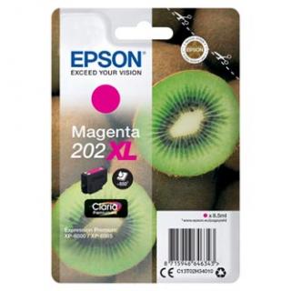 Epson originál ink C13T02H34010, 202 XL, magenta, 8.5ml