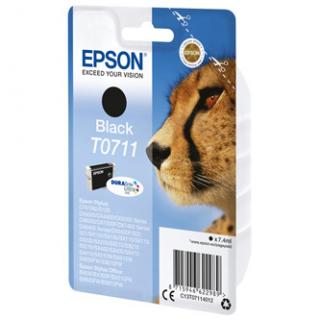 Epson originál ink C13T07114022, black, blister s ochranou, 7,4ml