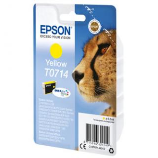 Epson originál ink C13T07144022, yellow, blister s ochranou, 5,5ml