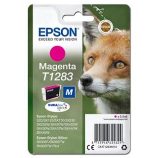 Epson originál ink C13T12834012, T1283, magenta, 3,5ml