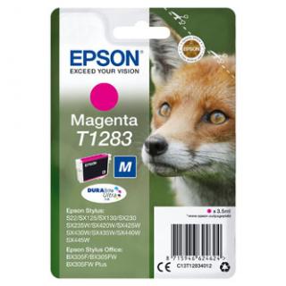 Epson originál ink C13T12834022, T1283, magenta, blister, 3,5ml