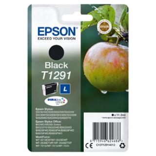 Epson originál ink C13T12914022, T1291, black, blister, 420str., 11,2ml