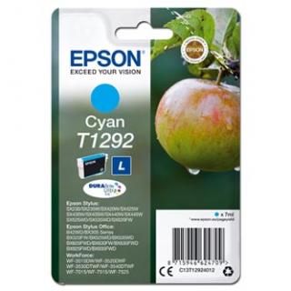 Epson originál ink C13T12924012, T1292, cyan, 485str., 7ml