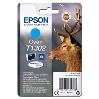 Epson originál ink C13T13024012, T1302, cyan, 765str., 10,1ml