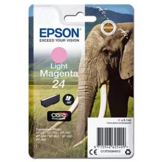 Epson originál ink C13T24264012, T2426, light magenta, 5,1ml