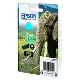 Epson originál ink C13T24324012, T2432, 24XL, cyan, 8,7ml