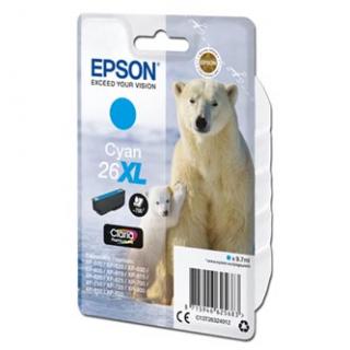 Epson originál ink C13T26324012, T263240, 26XL, cyan, 9,7ml