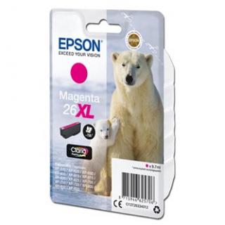 Epson originál ink C13T26334012, T263340, 26XL, magenta, 9,7ml