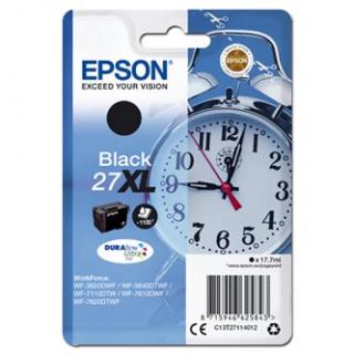 Epson originál ink C13T27114012, 27XL, black, 17,7ml