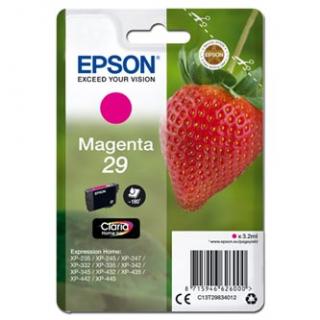 Epson originál ink C13T29834012, T29, magenta, 3,2ml