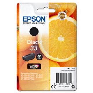 Epson originál ink C13T33314012, T33, black, 6,4ml