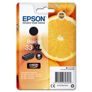 Epson originál ink C13T33514012, T33XL, black, 12,2ml