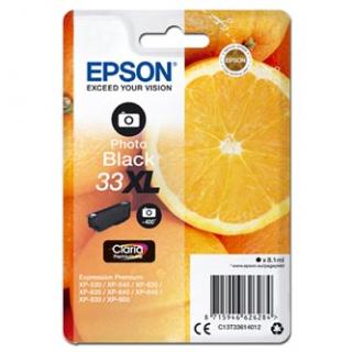 Epson originál ink C13T33614012, T33XL, photo black, 8,1ml