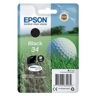 Epson originál ink C13T34614010, T346140, black, 6.1ml