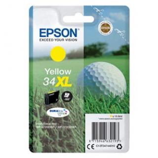 Epson originál ink C13T34744010, T347440, 34XL, yellow, 10.8ml