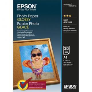 Epson Photo Paper, C13S042538, foto papier, lesklý, biely, A4, 200 g/m2, 20 ks, atramentový