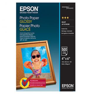 Epson Photo Paper, C13S042549, foto papier, lesklý, biely, 10x15cm, 4x6", 200 g/m2, 500 ks, atramentový